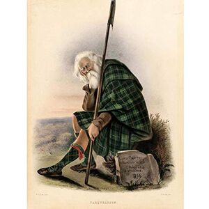 Wee Blue Coo Painting Portrait Highland Clan Scotland Tartan Farquharson Art Print Poster Wall Decor 12X16 Inch Wee Blue Coo Painting Portrait Highland Clan Scotland Tartan Farquharson Art Print Poster Wall Decor 12X16 Inch