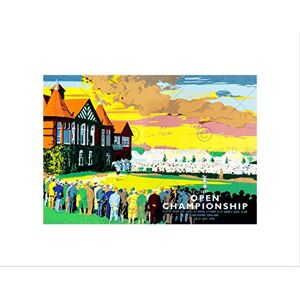 Wee Blue Coo Sport Ad Open Golf Championship Green Royal Lytham UK Wall Art Print Wee Blue Coo Sport Ad Open Golf Championship Green Royal Lytham UK Wall Art Print