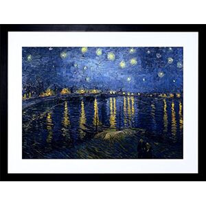 Wee Blue Coo Van Gogh Starry Night 1888 Painting Art Print Wood Frame Picture F12X1626 Wee Blue Coo Van Gogh Starry Night 1888 Painting Art Print Wood Frame Picture F12X1626