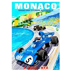 Wee Blue Coo Ad Motor Sport Monaco Grand Prix 1973 Picture Wall Art Print Wee Blue Coo Ad Motor Sport Monaco Grand Prix 1973 Picture Wall Art Print