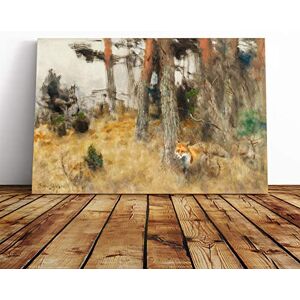 Big Box Art Bruno Liljefors Red Fox Canvas Print Gallery Wrapped 30mm Frame Wall Art 24x16 inches Ready to Hang Modern Animals Picture Living Room Bedroom Lounge Office Big Box Art Bruno Liljefors Red Fox Canvas Print Gallery Wrapped 30mm Frame Wall Art 24x16 inches Ready to Hang Modern Animals Picture Living Room Bedroom Lounge Office