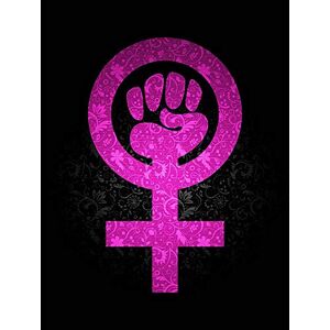 Wee Blue Coo Women Power Girl Feminism Pink Texture Paper Art Print Poster Wall Decor 12X16 Inch Wee Blue Coo Women Power Girl Feminism Pink Texture Paper Art Print Poster Wall Decor 12X16 Inch
