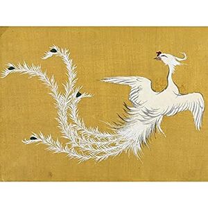 Artery8 Kamisaka Sekka White Phoenix Bird Japanese Painting Unframed Wall Art Print Poster Home Decor Premium Artery8 Kamisaka Sekka White Phoenix Bird Japanese Painting Unframed Wall Art Print Poster Home Decor Premium