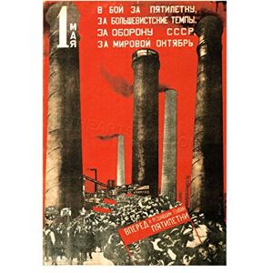 Wee Blue Coo Ad Political Five Year Plan Stalin Soviet Union Communism Wall Art Print Wee Blue Coo Ad Political Five Year Plan Stalin Soviet Union Communism Wall Art Print