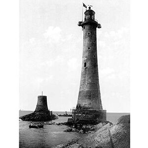 Wee Blue Coo EDDYSTONE LIGHTHOUSE PLYMOUTH VINTAGE HISTORY OLD BW PHOTO PRINT 12x16 inch 30x40cm POSTER 606BW Wee Blue Coo EDDYSTONE LIGHTHOUSE PLYMOUTH VINTAGE HISTORY OLD BW PHOTO PRINT 12x16 inch 30x40cm POSTER 606BW