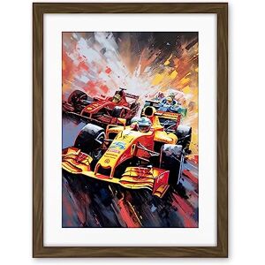 Artery8 Grand Prix Championship Cars Racing on Track Artwork Framed Wall Art Print 18X24 Inch Artery8 Grand Prix Championship Cars Racing on Track Artwork Framed Wall Art Print 18X24 Inch