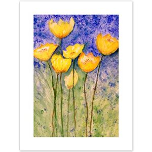Fine Art Prints Flower Yellow Tulips Art Print Canvas Premium Wall Decor Poster Fine Art Prints Flower Yellow Tulips Art Print Canvas Premium Wall Decor Poster