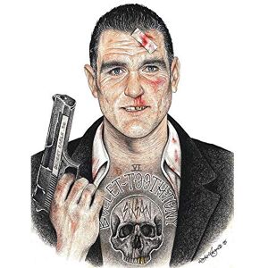 Wee Blue Coo Wayne Maguire Tattooed Bullet Tooth Tony Inked Ikon Art Print Poster Wall Decor 12X16 Inch Wee Blue Coo Wayne Maguire Tattooed Bullet Tooth Tony Inked Ikon Art Print Poster Wall Decor 12X16 Inch