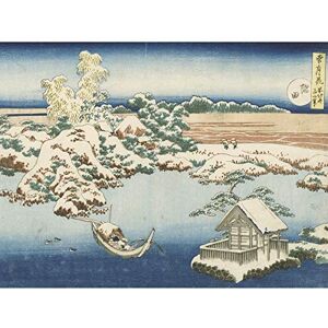 Artery8 Hokusai The Sumida River In Snow Japanese Painting Large Wall Art Poster Print Thick Paper 18X24 Inch Artery8 Hokusai The Sumida River In Snow Japanese Painting Large Wall Art Poster Print Thick Paper 18X24 Inch