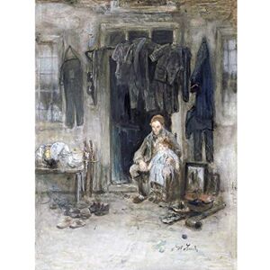 Artery8 Jozef Israels Son Of The Old People Painting Large Wall Art Poster Print Thick Paper 18X24 Inch Artery8 Jozef Israels Son Of The Old People Painting Large Wall Art Poster Print Thick Paper 18X24 Inch