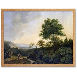 Artery8 Francois Roos View In The Harz Mountains Painting Art Print Framed Poster Wall Decor 12x16 inch Artery8 Francois Roos View In The Harz Mountains Painting Art Print Framed Poster Wall Decor 12x16 inch
