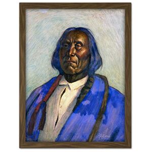 Fine Art Prints Sharp Red Cloud Native American Sioux Painting Large Framed Art Print Poster Wall Decor 18x24 in Fine Art Prints Sharp Red Cloud Native American Sioux Painting Large Framed Art Print Poster Wall Decor 18x24 in