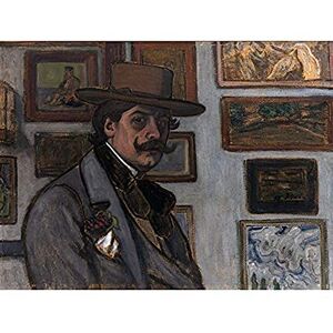 Fine Art Prints Rippl Ronai Jozsef Self Portrait In A Brown Hat Unframed Wall Art Print Poster Home Decor Premium Fine Art Prints Rippl Ronai Jozsef Self Portrait In A Brown Hat Unframed Wall Art Print Poster Home Decor Premium