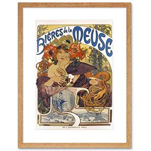 Wee Blue Coo Beer Of The Meuse Paris France Vintage Artwork Framed Wall Art Print 12X16 Inch Wee Blue Coo Beer Of The Meuse Paris France Vintage Artwork Framed Wall Art Print 12X16 Inch