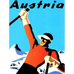 Wee Blue Coo TRAVEL TOURISM WINTER SPORT SKI SNOW ALPINE AUSTRIA ART POSTER PRINT 18x24 INCH LV4325 Wee Blue Coo TRAVEL TOURISM WINTER SPORT SKI SNOW ALPINE AUSTRIA ART POSTER PRINT 18x24 INCH LV4325