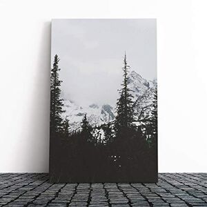 Big Box Art Canvas Print Wall Art Forest and Mountain Landscape Mounted and Stretched Box Frame Picture Home Decor for Kitchen, Living, Dining Room, Bedroom, Hallway, Multi-Colour, 20x14 Inch Big Box Art Canvas Print Wall Art Forest and Mountain Landscape Mounted and Stretched Box Frame Picture Home Decor for Kitchen, Living, Dining Room, Bedroom, Hallway, Multi-Colour, 20x14 Inch