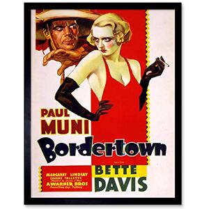 Wee Blue Coo Movie Film Bette Davis Bordertown Muni Western Art Print Framed Poster Wall Decor 12X16 Inch Wee Blue Coo Movie Film Bette Davis Bordertown Muni Western Art Print Framed Poster Wall Decor 12X16 Inch