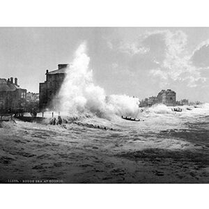 Wee Blue Coo Bognor Rough Sea England Vintage History Old BW Art Print Poster Wall Decor 12X16 Inch Wee Blue Coo Bognor Rough Sea England Vintage History Old BW Art Print Poster Wall Decor 12X16 Inch