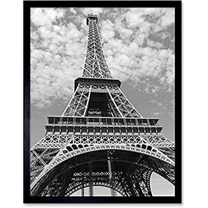 Artery8 Eiffel Tower Paris Looking Up Black White Unframed Wall Art Print Poster Home Decor Premium Artery8 Eiffel Tower Paris Looking Up Black White Unframed Wall Art Print Poster Home Decor Premium