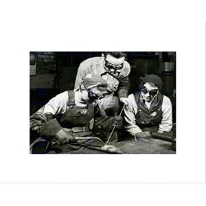 Wee Blue Coo Vintage B&W Factory Industry Workers Plant Tubular Steel Weld Wall Art Print Wee Blue Coo Vintage B&W Factory Industry Workers Plant Tubular Steel Weld Wall Art Print