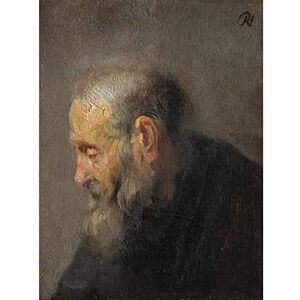 Fine Art Prints Rembrandt Study Old Man Profile Painting Art Print Canvas Premium Wall Decor Poster Mural Fine Art Prints Rembrandt Study Old Man Profile Painting Art Print Canvas Premium Wall Decor Poster Mural