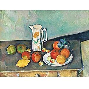 Fine Art Prints Paul Cezanne Still Life Art Print Canvas Premium Wall Decor Poster Mural,Silver,16 x 12 inches Fine Art Prints Paul Cezanne Still Life Art Print Canvas Premium Wall Decor Poster Mural,Silver,16 x 12 inches