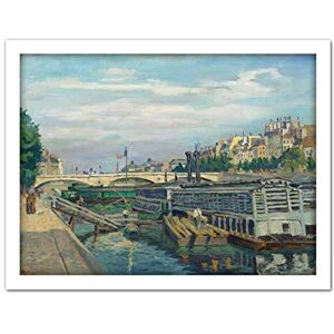 Artery8 Guillaumin The Bridge Of Louis Philippe Painting Artwork Framed Wall Art Print 18X24 Inch Artery8 Guillaumin The Bridge Of Louis Philippe Painting Artwork Framed Wall Art Print 18X24 Inch