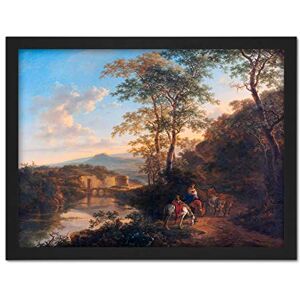 Artery8 Jan Both Italian Landscape Ponte Molle Painting Artwork Framed Wall Art Print 18X24 Inch Artery8 Jan Both Italian Landscape Ponte Molle Painting Artwork Framed Wall Art Print 18X24 Inch