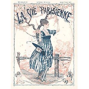 Artery8 La Vie Parisienne Peach Tree Flowers Magazine Cover Unframed Wall Art Print Poster Home Decor Premium Artery8 La Vie Parisienne Peach Tree Flowers Magazine Cover Unframed Wall Art Print Poster Home Decor Premium