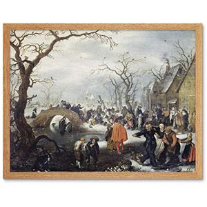 Artery8 Van De Venne Shrove Tuesday In Country Painting Art Print Framed Poster Wall Decor 12x16 inch Artery8 Van De Venne Shrove Tuesday In Country Painting Art Print Framed Poster Wall Decor 12x16 inch