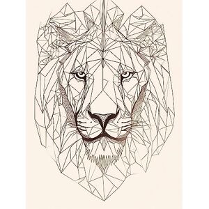 Artery8 Lion Head Polygon Line Drawing Portrait Large Wall Art Poster Print Thick Paper 18X24 Inch Artery8 Lion Head Polygon Line Drawing Portrait Large Wall Art Poster Print Thick Paper 18X24 Inch