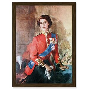 Artery8 - Kanelba Queen Elizabeth II England A4 - Wall Art Artery8 - Kanelba Queen Elizabeth II England A4 - Wall Art
