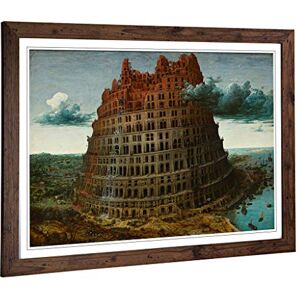 Big Box Art Framed Print of Pieter Bruegel The Elder The Tower of Babel Design Wall Art Picture Home Decor for Kitchen, Living Room, Bedroom, Hallway, Walnut, A2 / 24.5x18 Inch / 62x45cm Big Box Art Framed Print of Pieter Bruegel The Elder The Tower of Babel Design Wall Art Picture Home Decor for Kitchen, Living Room, Bedroom, Hallway, Walnut, A2 / 24.5x18 Inch / 62x45cm