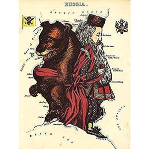 Fine Art Prints Lancaster 1869 Pictorial Map Russia Bear Tsar Alexander Unframed Wall Art Print Poster Home Decor Premium Fine Art Prints Lancaster 1869 Pictorial Map Russia Bear Tsar Alexander Unframed Wall Art Print Poster Home Decor Premium