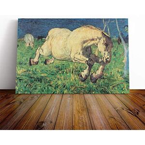 Big Box Art Giovanni Segantini White Horse Canvas Print Gallery Wrapped 30mm Frame Wall Art 30x20 inches Ready to Hang Modern Animals Picture Living Room Bedroom Lounge Office Big Box Art Giovanni Segantini White Horse Canvas Print Gallery Wrapped 30mm Frame Wall Art 30x20 inches Ready to Hang Modern Animals Picture Living Room Bedroom Lounge Office