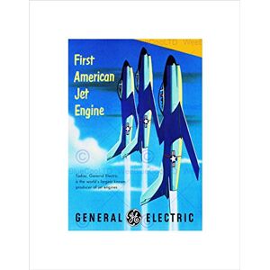 Wee Blue Coo VINTAGE TRANSPORT AMERICAN JET ENGINE PLANE NEW FRAMED ART PRINT MOUNT B12X11881 Wee Blue Coo VINTAGE TRANSPORT AMERICAN JET ENGINE PLANE NEW FRAMED ART PRINT MOUNT B12X11881