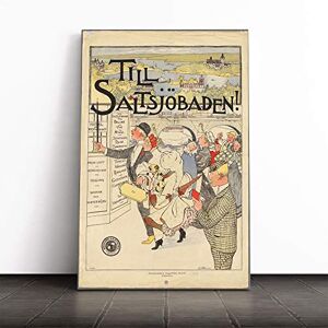 Big Box Art Travel Poster of Sweden Canvas Print Gallery Wrapped 30mm Frame Wall Art 20x14 inches Ready to Hang Retro Picture Living Room Bedroom Lounge Office Big Box Art Travel Poster of Sweden Canvas Print Gallery Wrapped 30mm Frame Wall Art 20x14 inches Ready to Hang Retro Picture Living Room Bedroom Lounge Office