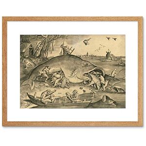 Wee Blue Coo Heyden Bruegel Flemish Big Eat Little Fish Framed Wall Art Print Wee Blue Coo Heyden Bruegel Flemish Big Eat Little Fish Framed Wall Art Print