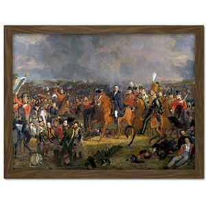 Artery8 Jan Willem Pieneman Battle Of Waterloo Painting Artwork Framed Wall Art Print 18X24 Inch Artery8 Jan Willem Pieneman Battle Of Waterloo Painting Artwork Framed Wall Art Print 18X24 Inch
