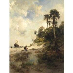 Artery8 Moran Fort George Island Florida Large Wall Art Poster Print Thick Paper 18X24 Inch Artery8 Moran Fort George Island Florida Large Wall Art Poster Print Thick Paper 18X24 Inch