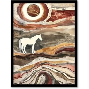 Artery8 White Horse Abstract Camargue France Landscape Living Room Artwork Framed Wall Art Print A4 Artery8 White Horse Abstract Camargue France Landscape Living Room Artwork Framed Wall Art Print A4