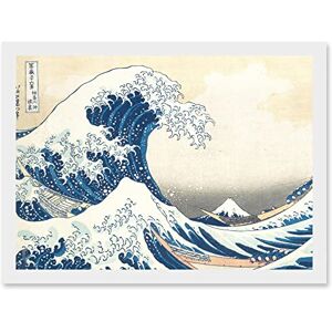 Wee Blue Coo Hokusai Great Wave Off Kanagawa Mount Fuji Japan Tsunami Iconic A4 Artwork Framed Wall Art Print Wee Blue Coo Hokusai Great Wave Off Kanagawa Mount Fuji Japan Tsunami Iconic A4 Artwork Framed Wall Art Print
