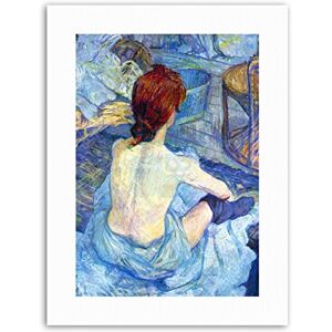Wee Blue Coo Toulouse Lautrec Rousse Toilet Old Master Canvas Art Print Wee Blue Coo Toulouse Lautrec Rousse Toilet Old Master Canvas Art Print