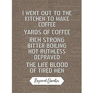 Artery8 Dictionary Quote Chandler Long Goodbye Coffee Unframed Wall Art Print Poster Home Decor Premium Artery8 Dictionary Quote Chandler Long Goodbye Coffee Unframed Wall Art Print Poster Home Decor Premium