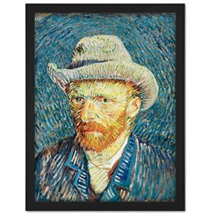 Fine Art Prints Vincent Van Gogh Self Portrait With Grey Felt Hat Large Framed Art Print Poster Wall Decor 18x24 Fine Art Prints Vincent Van Gogh Self Portrait With Grey Felt Hat Large Framed Art Print Poster Wall Decor 18x24