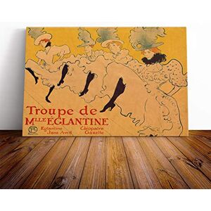 Big Box Art Canvas Print Wall Art Henri de Toulouse-Lautrec Kicking it Up Mounted & Stretched Framed Picture Home Decor for Kitchen, Living Room, Bedroom, Hallway, Multi-Colour, 20x14 Inch Big Box Art Canvas Print Wall Art Henri de Toulouse-Lautrec Kicking it Up Mounted & Stretched Framed Picture Home Decor for Kitchen, Living Room, Bedroom, Hallway, Multi-Colour, 20x14 Inch
