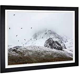 Big Box Art Framed Print of Flock of Birds Design Wall Art Picture Home Decor for Kitchen, Living, Dining Room, Lounge, Bedroom, Hallway, Office, Black, A2 / 24.5x18 Inch / 62x45cm Big Box Art Framed Print of Flock of Birds Design Wall Art Picture Home Decor for Kitchen, Living, Dining Room, Lounge, Bedroom, Hallway, Office, Black, A2 / 24.5x18 Inch / 62x45cm