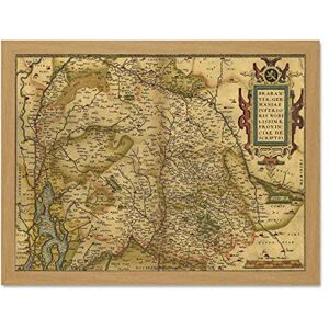 Wee Blue Coo Map Old Vintage Germany Dutch Brabant Holy Roman Empire Large Framed Art Print Poster Wall Decor 18x24 inch Wee Blue Coo Map Old Vintage Germany Dutch Brabant Holy Roman Empire Large Framed Art Print Poster Wall Decor 18x24 inch