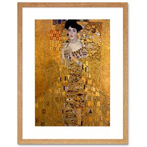 Wee Blue Coo Cultural Gustav Klimt Bloch Bauer Portrait Secession Abstract Art Framed Wall Art Print Wee Blue Coo Cultural Gustav Klimt Bloch Bauer Portrait Secession Abstract Art Framed Wall Art Print