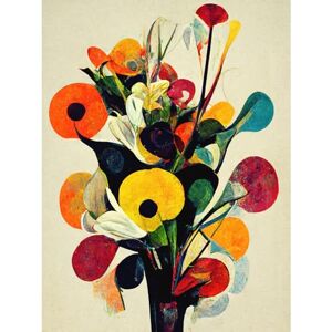 Doppelganger33 LTD Abstract Kandinsky Inspired Multicolour Flower Bouquet In Vase Large Wall Art Poster Print Thick Paper 18X24 Inch Doppelganger33 LTD Abstract Kandinsky Inspired Multicolour Flower Bouquet In Vase Large Wall Art Poster Print Thick Paper 18X24 Inch